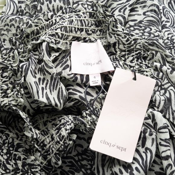 Cinq a Sept - Janelle Mini Ruffle Dress - Picture 4 of 16